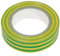 Cinta Aislante Adhesiva 10M Ancho 15Mm Amarillo/Verde