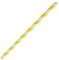 Yellow & White Paper Straws 8inch-Pack of 250