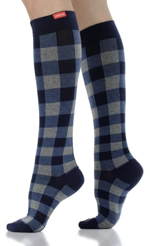 VIM & VIGR 20-30 mmHg Medical Grade Compression Socks for Women & Men | Cotton compression socks 15-20 mmHg for women & men. Everyday cotton compression socks perfect for travel & flying.