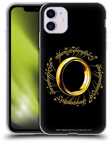 Head Case Designs Licenciado Oficialmente The Lord of The Rings The Fellowship of The Ring Un Anillo Gráficos Carcasa de Gel de Silicona Compatible con Apple iPhone 11