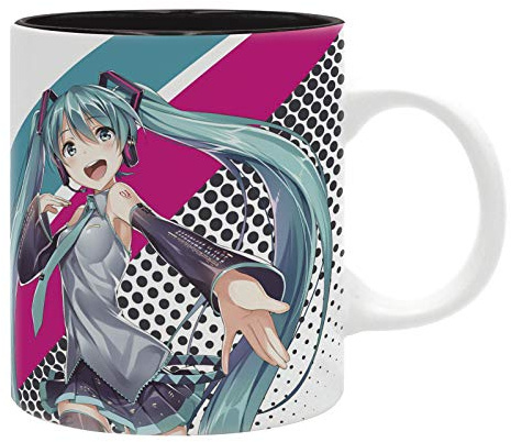 ABYSTYLE Hatsune Miku Ceramic Coffee Tea Mug 11 Oz. Anime Manga Drinkware Dishwasher Microwave Safe Home & Kitchen Essentials Gift