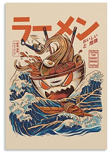 JYSHC Puzzle 1000 Teile Große Ramen Off Kanagawa Poster Holz Spielzeug Für Erwachsene Dekompressionsspiel Fe929Jw