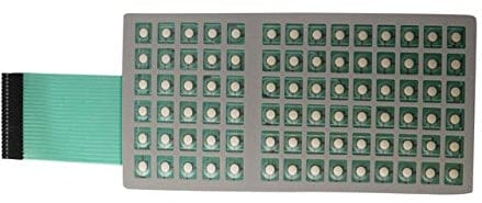 Scale Keyboard Replacement Spare Parts Compatible with Bizerba bcii800, Part Number 61242803200h/61112802001 (Color : Original)