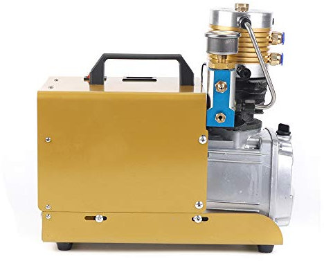 Acesunny 6.8L/12L 30mpa 4500psi Hochdruck Luftpumpe PCP Kompressor & Wasser-Öl Filter 2-Versions Elektrische Hochdruckluftpumpe PCP Luft Kompressor 300bar (0-6.8L)