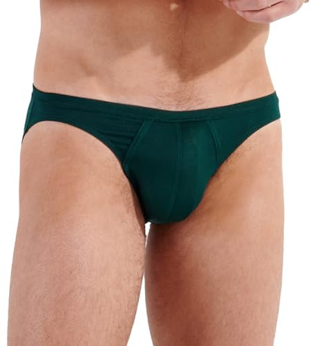 HOM Herren Micro Confort Tencel Soft Slip, Vert foncé, 2XL