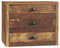 Landhaus Kommode, Tischkommode Leander im Shabby Chic Stil, 3 Schubladen