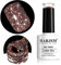 RARJSM Reflective Glitter Gel Polish,Flash Dimond Caramel Brown Gel Nail Polish Winter Colors Sparkly Shiny Gel Nail Art UV LED Curing Need NailGel for Manicure DIY and Nail Salon 7.5ML