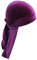 zalati Durag Mütze, Dunkelviolett, Einheitsgröße