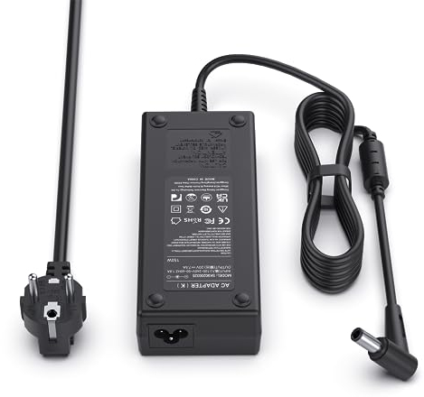 Cargador de 150W 20V 7.5A Adaptador de CA Compatible con ASUS ADP-150CH B Power Charger TUF Gaming FX505 FX505D FX505DU FX505DT K571L K571LI K571G K571GT alimentación para portátil 6,0× 3,7