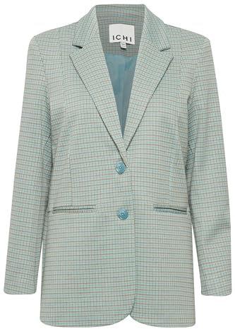 ICHI IHKATE Cameleon Oversize BL Blazer d'affaires décontracté, 144506/éther, XS Femme