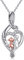 YFN Sister Gifts from Brother for Sister Sterling Silver Brother and Sister Necklace Jewellery for Birthday Christmas Gifts (heart)