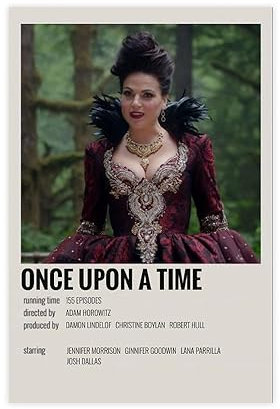 Once Upon A Time Filmposter 7 Leinwand Poster Schlafzimmer Dekor Sport Landschaft Büro Zimmer Dekor Geschenk Unrahmen: 30 x 45 cm
