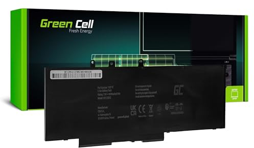 Green Cell Batterie 93FTF GJKNX 451-BBZG 083XPC pour Dell Latitude 5280 5290 5480 5490 5491 5495 5580 5590 5591 Precision 3520 3530 Portable (6000mAh 7.6V)