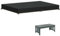 HEIMUNI Funda de Mesa Impermeable Funda Mesa Rectangular Exterior Paño de Oxford 420D Funda Mesa Exterior Funda Protectora para Mesa de Jardín Cortaviento Anti-UV Cubierta Mesa Exterior 205x105x15cm