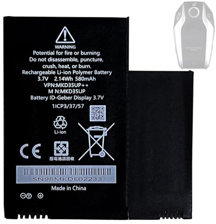 HIGHAKKU Ersatzakku MKD35UP 9442976-01 Replacement Key kompatibel mit BMW 5/6 GT 7 Series X3 X5 X6 / 5310le 730 740 745 760li / X3GT57 Series i8 LCD Remote Key 1ICP3/37/57