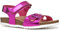 Geox J Adriel Girl C Sandal, Fuchsia, 37 EU