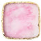 1PC carré résine nail art palette de gel Golden Edge Polish Agate Mix Stir Crystal Resin Stone Plate Manucure Accessory DIY Tool,.