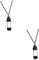 SAFIGLE 2 Pcs Unique Urn Necklace for Ashes Neck Pendant Vintage Jewelry Cremation Ashes Holder Memorial Necklace