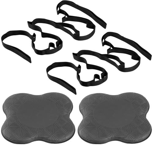 Kniekissen Yoga, 2 Stück Yoga Knie Pad, Rutschfest Yoga Knie Padmatte 20x20cm Knieschoner Matte Unterstützung der Knie Handgelenke Ellenbogen, für Yoga Fitness Pilates Aerobic Gymnastik