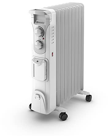 Olimpia Splendid 99263 Caldorad Humi 9 - Radiatore ad olio con umidificatore 2000 W, 220-240 V, Bianco (Ricondizionato)