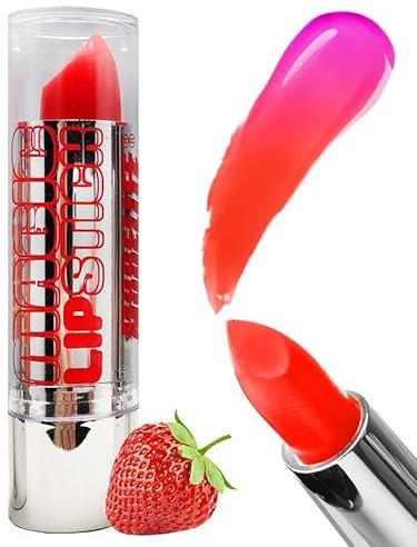 Rossetto Magico Reattivo al pH, Colori Vari e Personalizzati in base alle tue labbra, diverse varianti (rosso, 1)