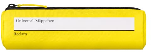 Reclams Universal-Mäppchen: Hergestellt aus recycelten PET-Flaschen · waschbar – Federmäppchen / Pencil Case / Schlamper-Mäppchen / Stifte-Etui mit Reißverschluss – Ideal für Schule, Uni & Büro