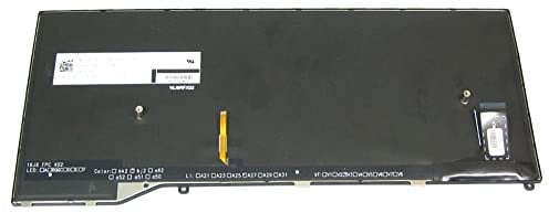 RTDPART Laptop-Tastatur für Fujitsu LifeBook E448 E449 E548 E549 ME14A Spanisch (SP) Schwarz mit Hintergrundbeleuchtung (ohne Zeiger), Neu