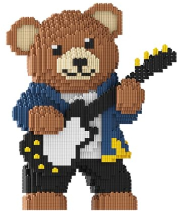 Ours Blocs de Construction, Adorable petit ours en Briques, Ensemble de Micro-Briques 3D pour Adultes et Adolescents, Décoration pour la Maison et le Bureau, Cadeau D'anniversaire - 5500 pièces