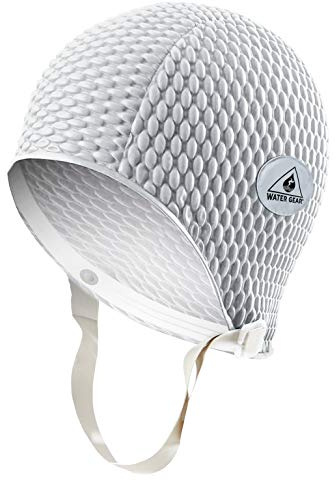 Water Gear Natural Rubber Swim Bubble Cap