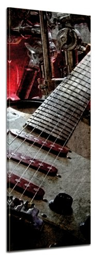 Bilderdepot24 Bild auf Leinwand | Musik in 50x160 cm als Panorama Wandbild XXL | Wand-deko Dekoration Wohnung modern Bilder | 170172