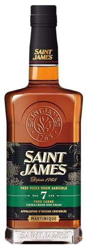 SAINT JAMES - Rhum Agricole Vieux 7 ans - 70CL