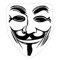 1art1 V Wie Vendetta Guy Fawkes Symbol Poster-Sticker Tattoo Aufkleber 9x9 cm
