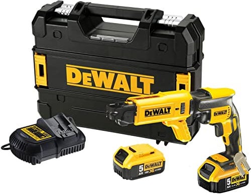 DEWALT DCF620P2K Brushless Collated Drywall Screwdriver 18V 2 x 5.0Ah Li-ion