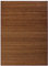 LOLAhome Alfombra de bambú Marrón y Natural de 180x250 cm, Antideslizante, Anti Manchas, Resistente a la Humedad, para Salón, Dormitorio, Cocina, Baño, Pasillo, Garaje