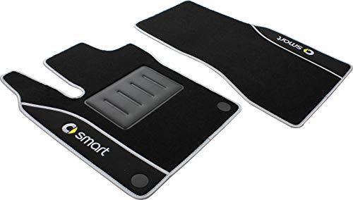 ilTappetoAuto COLOR0000032A, Auto Fußmatten, Anti-Rutsch-Teppich, Silber