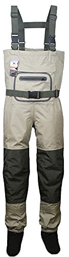 Kylebooker Angler Watvögel Angelhose Wathose Herren Anglerhose Atmungsaktiv Fliegenfischen Angelbekleidung Erschwingliche Brust Wathosen