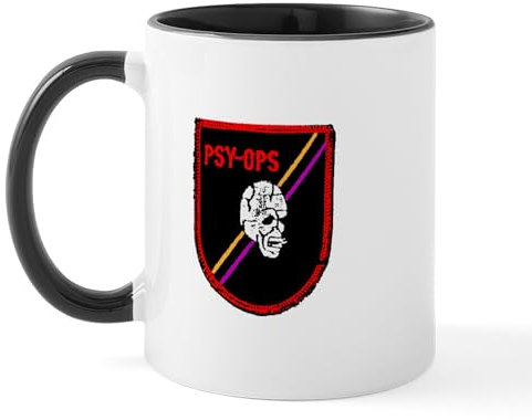 CafePress PSY OPS Patch Mug 11 oz (325 ml) Ceramic Coffee Mug