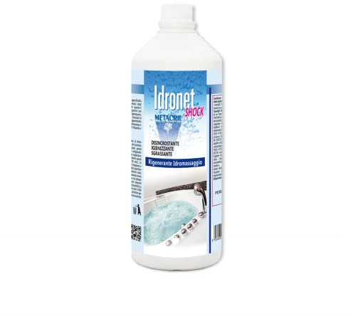 Metacril IDRONET Shock 1 LT rigenerante per IDROMASSAGGIO (Teuco, Jacuzzi, Albatros, Novellini, Hafro, Glass, ECC.) Spedizione IMMEDIATA
