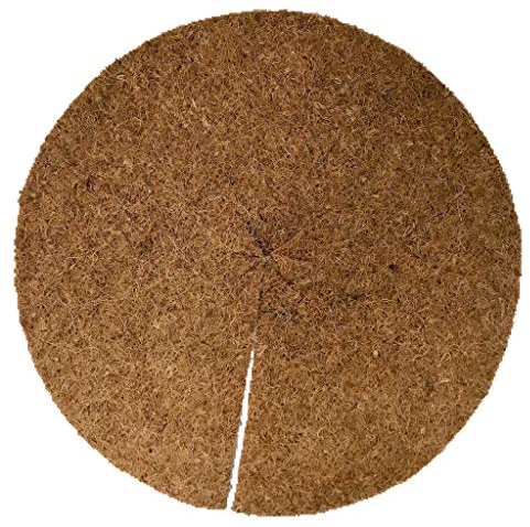 Mulchscheiben aus 100 % Kokos, 10er Pack, Durchmesser: 98 cm, ca. 0,7 cm dick, (EUR 8,95 je Stück), Matte geeignet als Unkrautschutz, Winterschutz, Pflanzenschutz, 100% biologisch abbaubar, nachhaltig