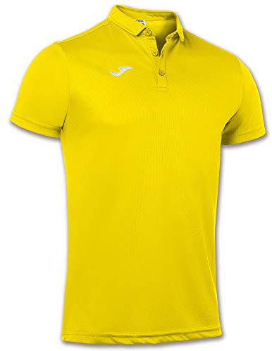 Joma 100437.900.XL Maglietta Polo - Hobby a Manica Corta da Uomo, Giallo, XL