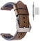 EACHE Braunes Uhrenarmband für Männer Classic 22mm Öl Wachs Uhrenarmband Armbänder Leder Dunkelbraun