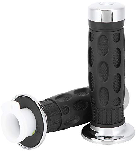 Hlyjoon Lenkergriffe 7/8 / 22mm 1 Paar Motorrad Gummi Griffe Universal Handgriffe Links Rechts Rutschfeste für GY6 Roller Moped 50CC 125CC 150CC