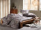 Bettwaesche-mit-Stil Mako Satin Paisley Bettwäsche orientalisch Beere grau 240x220 + 2X 80x80 cm - 100% Baumwolle