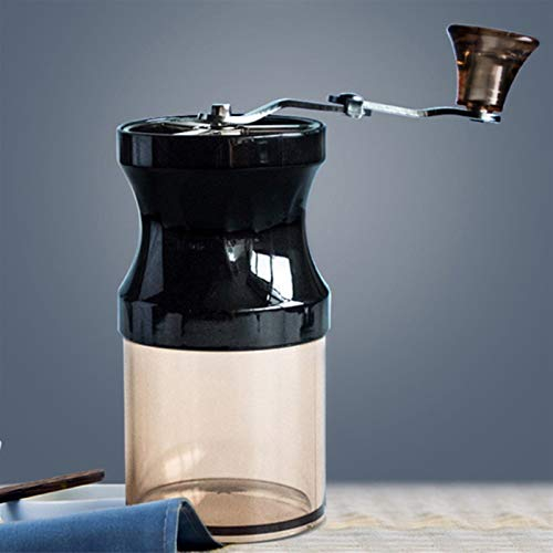 Coffee Grinder Bodum Retro Manual Coffee Grinder Ceramic Core Portable Coffee Mill Coffeeware Spice Coffee Beans Grinder Grinding Miller Machine for Home (Color : Black)