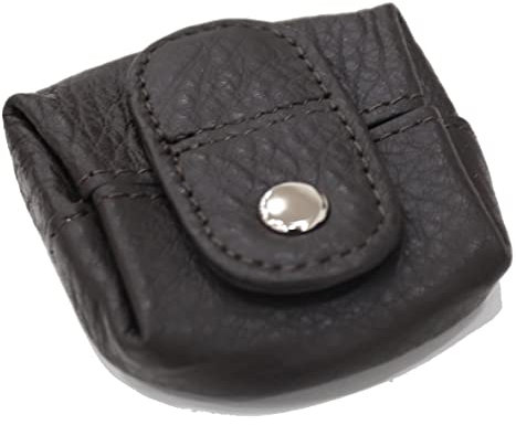 Van Der Rich ® - Petit Mini Porte-Monnaie en Cuir - Femme/Homme (Marron Foncé)