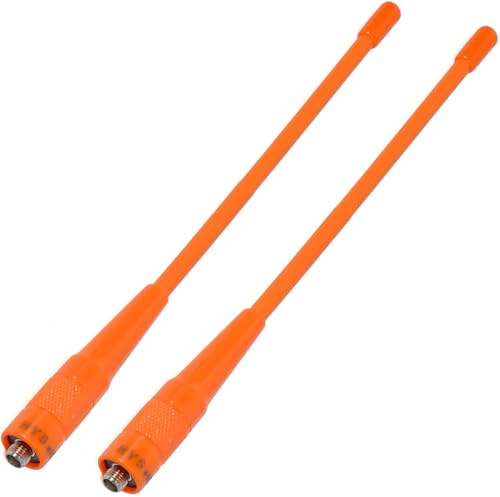 HYS SMA Buchsenantenne, Dual Band 2m 70cm Walkie Talkie Antenne Kompatibel für Retevis Baofeng Wouxun KG-659 UV-5R 9R Handheld Ham Zwei-Wege-Funkgerät (2)