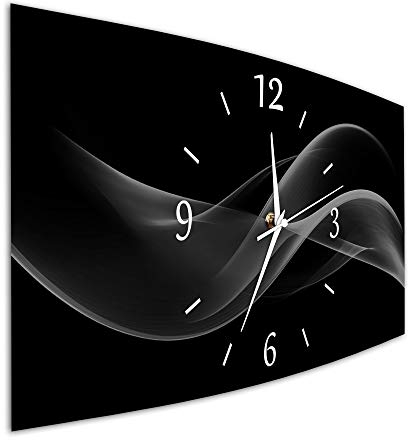 Bilder-Manufaktur BM Funk Quarz Quarzwanduhr Wanduhr Funkwanduhr Funkwanduhren Funkuhr Funkuhren kein Ticken lautlos geräuschlos leise ohne Tickgeräusche groß XXL MF6-9593-1WZ-quarz