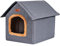 FYBlossom Katzenhaus Hundehaus Outdoor Winterfest, Indoor Katzennest Warm Draußen Hundehöhle Katzenhöhle Mit Abnehmbarem Matte, Faltbare Outdoor Pet House Katzenhütte Tierheim Für Kleine Hund Katze