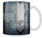 Winter is Coming Stark Wolf, Banner Coffee Tea Mug Unique 11oz White Ceramic Mug.