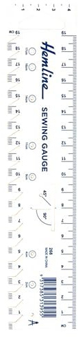 Hemline Sewing Gauge - 21 x 4.5cm